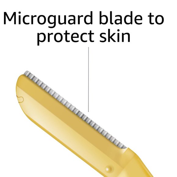 Amazon Basics Women's Multipurpose Exfoliating Dermaplaning Tool, Eyebrow Razor - Picture 7 of 9